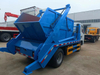 သန့်ရှင်းရေးအတွက် Swing Arm Side Hang Up Type Garbage Truck