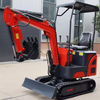 အသေးစားဆိုဒ်လည်ပတ်မှုအတွက် CV-12 1 တန် Mini Excavator