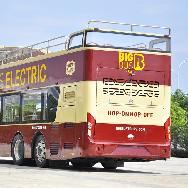 အကြီးစား DDB 350KWH EV Bus 12m Bus