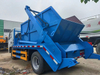 သန့်ရှင်းရေးအတွက် Swing Arm Side Hang Up Type Garbage Truck