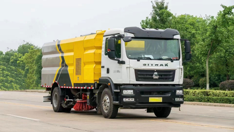 Suction Systems သန့်ရှင်းရေးအတွက် Sweeper Truck အစုံသုံးခြင်း။