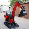 CV-08 Mini Excavator သည် သေးငယ်သောနေရာများတွင် လည်ပတ်ရလွယ်ကူသည်။