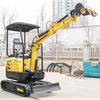 CV-18 1.7 တန် Crawler Excavator Mini Bagging Machine အသစ်