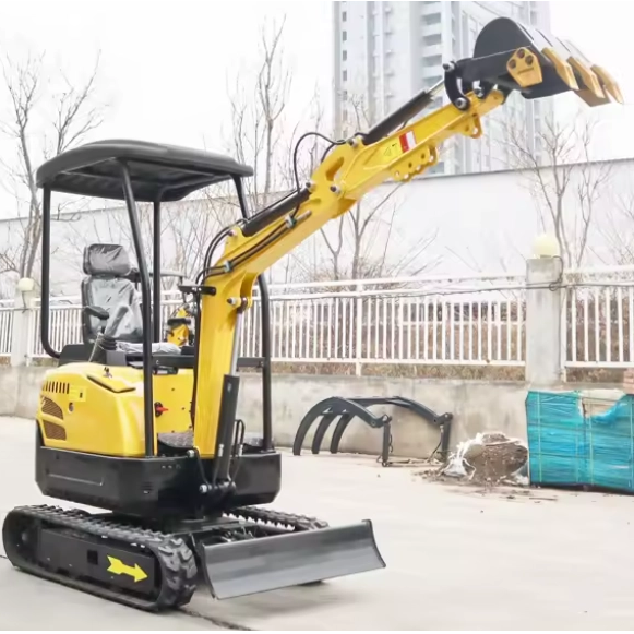 CV-18 1.7 တန် Crawler Excavator Mini Bagging Machine အသစ်